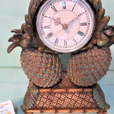 New Pineapple Battery Clock by Accents & Occasions