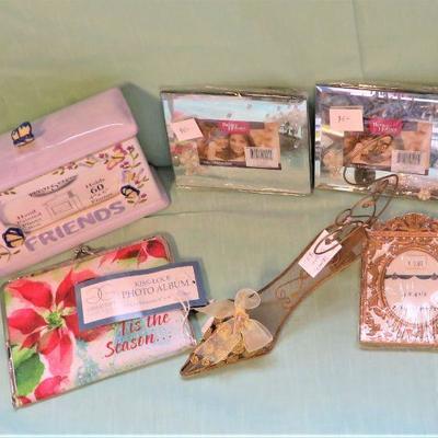 Picture Frames Christmas, Slipper, Assorted LOT NEW