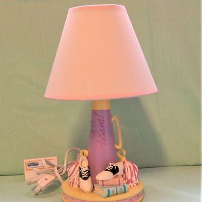 Ceramic Cheerleader Lamp 