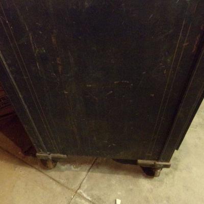 B-3  ANTIQUE COMBINATION FLOOR SAFE