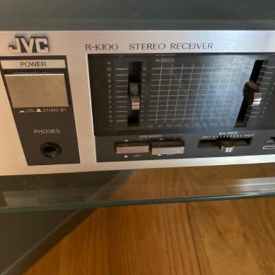 431: Vintage Stereo Equipment with Stand 