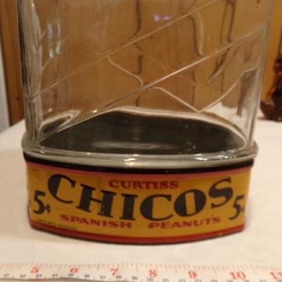 H-1  CHICO'S SPANISH PEANUTS JAR