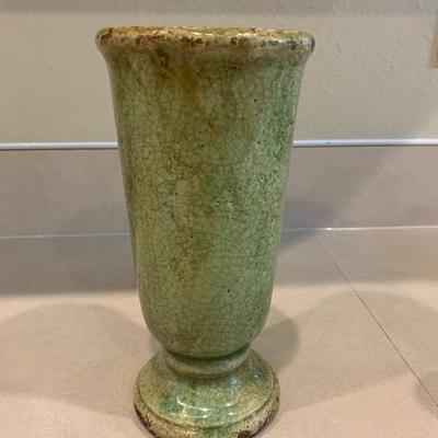 Green vases both 