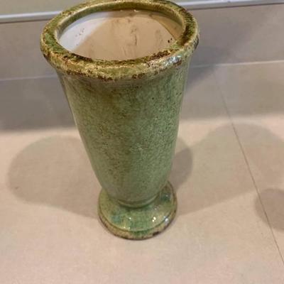 Green vases both 