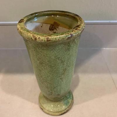 Green vases both 