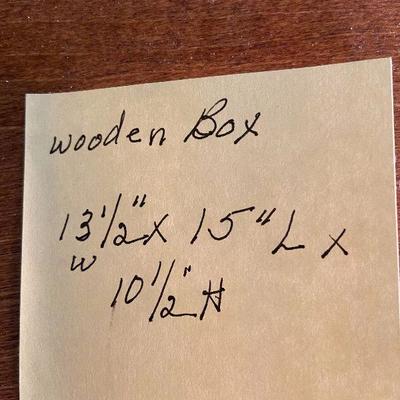 B6: Wooden Box