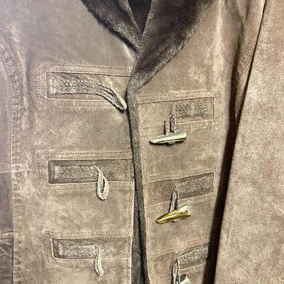 BC1: Pair Of Leather Coats Size M