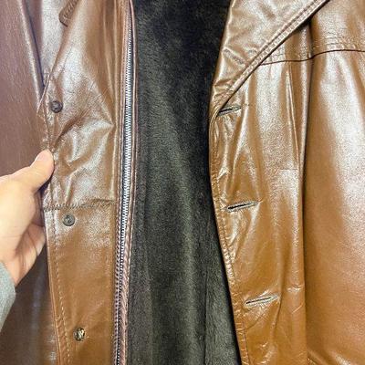 BC10: Pair Of mens Leather Coats Size M/L