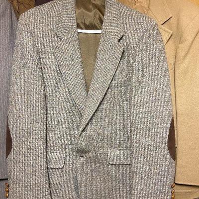 BC17: Vintage Mens Pin-Striped Suit, Dinner Jacket Patch Elbows, and more