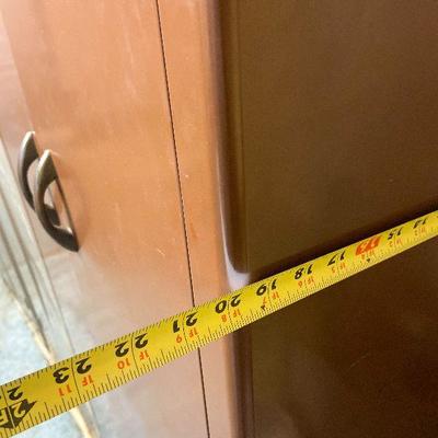 BC27: Brown Metal Locker