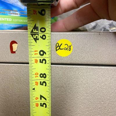 BC28:Pair Of Two Tan Metal Lockers