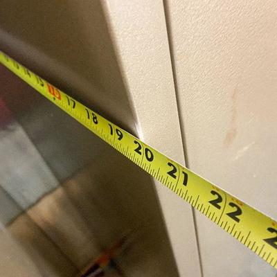 BC28:Pair Of Two Tan Metal Lockers