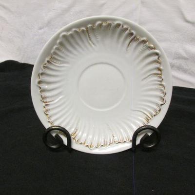 5-116 Tea Cups with Mustache protector and saucers  