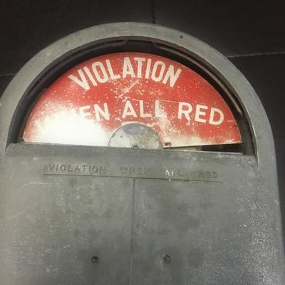 Vintage parking meter