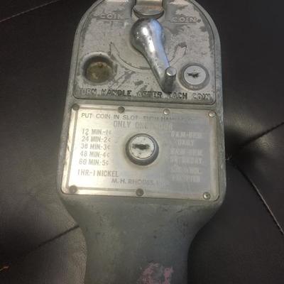 Vintage parking meter