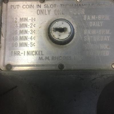 Vintage parking meter
