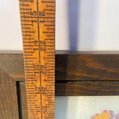 M71: Vintage Needlepoint Partridges Wall Art