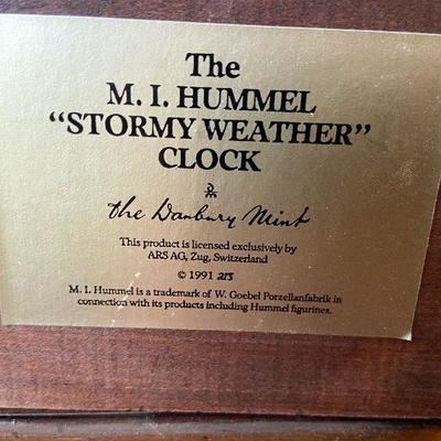 K90: Hummel Stormy Weather Clock, Collectors books and more