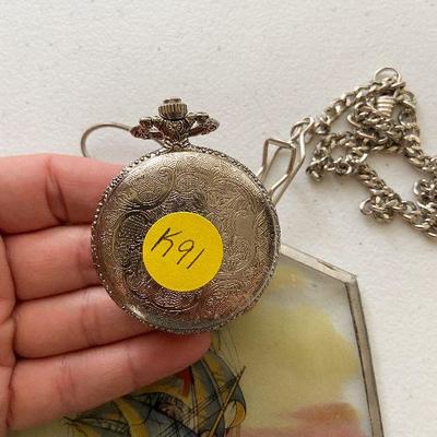 K91: Geneva Pocket Watch and Nautical Sun Catcher