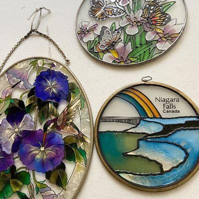 K96: Butterflies and Pansy Suncatchers/ Window Art