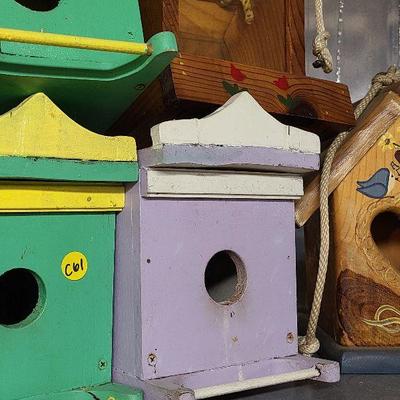 C61:  Wood Handmade Bird Houses