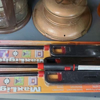 C64: Oil Lamp Shades, Lamp Oil and Lighters