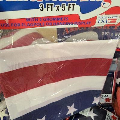 C67:  Large lot of American Flags