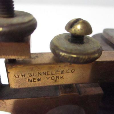 Lot 9 - J.H. Bunnell & Co. NY Telegraph - Sounder