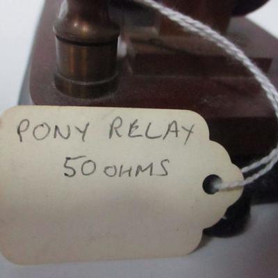 Lot 12 - J. H. Bunnell Co.- Pony Relay 50 OHMS - Telegraph