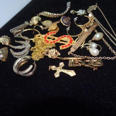 Gold Tone, Gold Filled Jewelry Lot