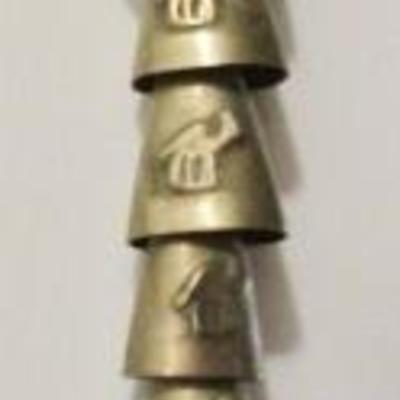 H-20  NESTING BRASS BELLS 