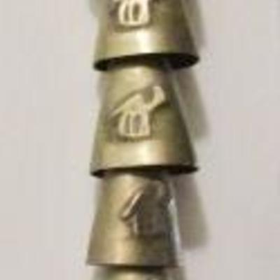 H-20  NESTING BRASS BELLS 