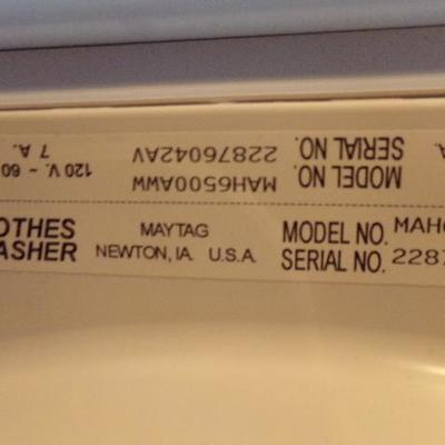 H-35  NEWER MAYTAG WASHER & DRYER