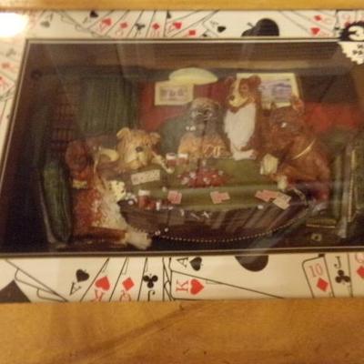 H-50  "DOGS PLAYING POKER"