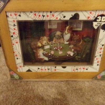 H-50  "DOGS PLAYING POKER"