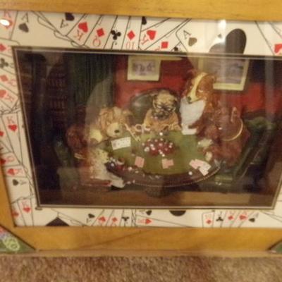 H-50  "DOGS PLAYING POKER"