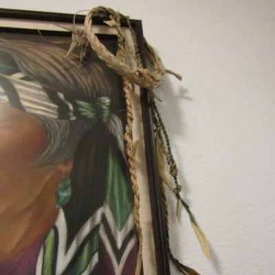 H-51  PICTURES OF NATIVE AMERICAN MAN AND WOMAN