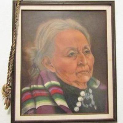 H-51  PICTURES OF NATIVE AMERICAN MAN AND WOMAN