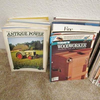 H-54  MOSTLY WOODWORKING MAGAZINES