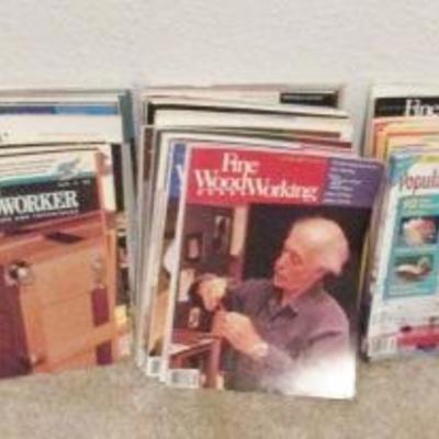 H-54  MOSTLY WOODWORKING MAGAZINES