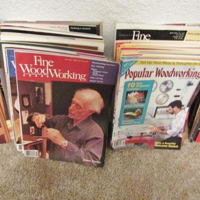 H-54  MOSTLY WOODWORKING MAGAZINES