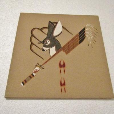 H-59  "SAD FAWN" SAND ART