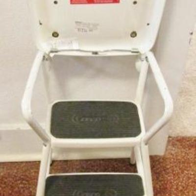 H-62  KITCHEN CHAIR AND STEP STOOL COMBO
