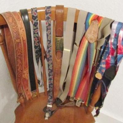 H-65  MEN'S BELTS AND SUSPENDERS