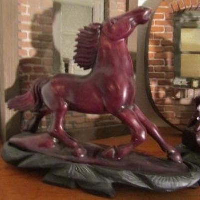 B-16  MARBLE HORSE AND DEER
