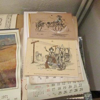 B-11   VINTAGE CALENDARS