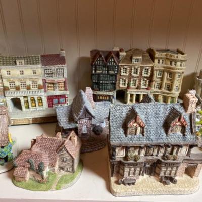 Lot of Decorative House by Ann Cox Ceramics England 