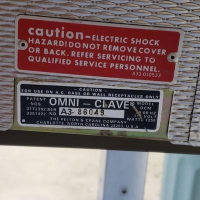 Pelton & crane omni cave sterilization machine 