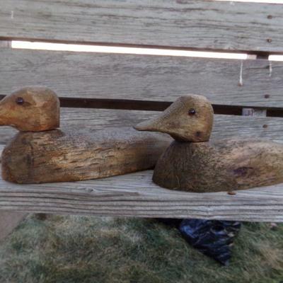 LOT 104  WOODEN DUCKS