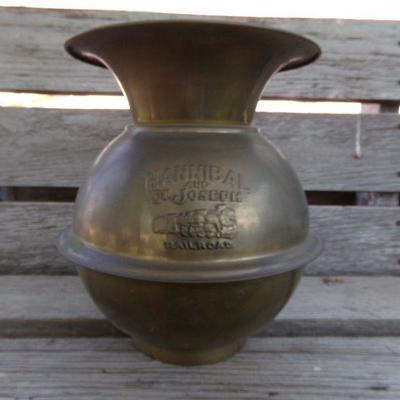 LOT 105  RAILROAD SPITTOON